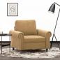 Preview: ARDEBO.de - Sessel Braun 60 cm Samt