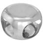 Preview: Couchtisch Aluminium 50x50x30 cm Silbern