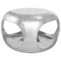 Preview: Couchtisch Aluminium 50x50x30 cm Silbern