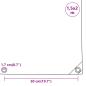 Preview: Abdeckplane Grau 1,5x2 m 650 g/m²