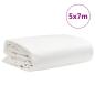Preview: Abdeckplane Weiß 5x7 m 650 g/m²