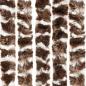Preview: Fliegenvorhang Braun und Weiß 100x200 cm Chenille