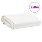 Preview: Abdeckplane Weiß 5x8 m 650 g/m²