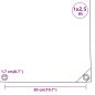 Preview: Abdeckplane Grün 1x2,5 m 650 g/m²
