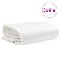Preview: Abdeckplane Weiß 3x6 m 650 g/m²