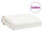 Preview: Abdeckplane Weiß 5x6 m 650 g/m²