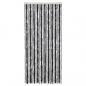 Preview: Fliegenvorhang Grau und Schwarz 100x200 cm Chenille