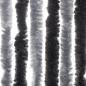 Preview: Fliegenvorhang Grau und Schwarz 100x200 cm Chenille