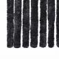 Preview: Fliegenvorhang Anthrazit 100x200 cm Chenille