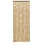 Preview: Fliegenvorhang Beige und Braun 90x200 cm Chenille