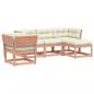 Preview: 5-tlg. Garten-Lounge-Set mit Kissen Massivholz Douglasie
