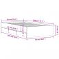 Preview: Bettgestell mit Schubladen Grau Sonoma 90x200 cm Holzwerkstoff