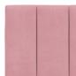 Preview: Kopfteil-Kissen Rosa 160 cm Samt
