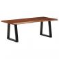 Preview: ARDEBO.de - Couchtisch Honigbraun 110x55x40 cm Massivholz Akazie