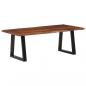 Preview: Couchtisch Honigbraun 110x55x40 cm Massivholz Akazie