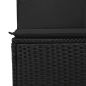 Preview: Patio Sofa Set 6-Sitzer Black