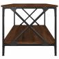 Preview: Couchtisch Braun Eichen-Optik 100x50x45 cm Holzwerkstoff Eisen