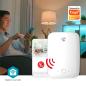 Preview: Sturzmelder | Wi-Fi | Erfassungsbereich: 7 m | Effektives Sichtfeld (horizontal): ±45° | Effektives Sichtfeld (vertikal): ±45° | IP54 | Weiss