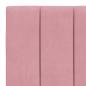 Preview: Kopfteil-Kissen Rosa 80 cm Samt