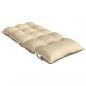 Preview: Niedriglehner-Auflagen 6 Stk. Beige Oxford-Gewebe