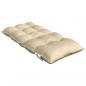 Preview: Niedriglehner-Auflagen 2 Stk. Beige Oxford-Gewebe
