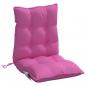 Preview: Niedriglehner-Auflagen 4 Stk. Rosa Oxford-Gewebe
