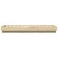 Preview: Bettgestell LED Sonoma-Eiche 100x200 cm