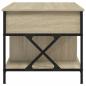 Preview: Couchtisch Sonoma-Eiche 100x55x50 cm Holzwerkstoff und Metall