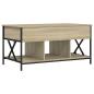Preview: Couchtisch Sonoma-Eiche 100x55x50 cm Holzwerkstoff und Metall