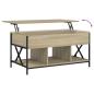 Preview: Couchtisch Sonoma-Eiche 100x55x50 cm Holzwerkstoff und Metall