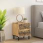 Preview: Nachttisch 40x33x46 cm Massivholz Mango  