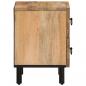 Preview: Nachttisch 40x33x46 cm Massivholz Mango  