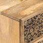 Preview: Nachttisch 40x33x46 cm Massivholz Mango  