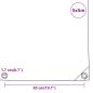 Preview: Abdeckplane Weiß 5x5 m 650 g/m²