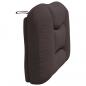 Preview: Kopfteil-Kissen Dunkelbraun 90 cm Stoff