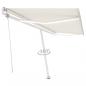 Preview: Markise Automatisch mit LED & Windsensor 500x300 cm Creme