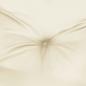 Preview: Niedriglehner-Auflagen 6 Stk. Creme Oxford-Gewebe