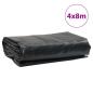 Preview: Abdeckplane Anthrazit 4x8 m 650 g/m²