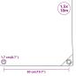 Preview: Abdeckplane Anthrazit 1,5x10 m 650 g/m²