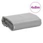 Preview: Abdeckplane Grau 4x8 m 650 g/m²