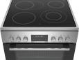 Preview: Bosch HKS79U250 Serie 6 EEK: A Stand-Elektroherd, Glaskeramikkochfeld, 60cm breit, 63 L, Pyrolyse, 3D Heißluft, AutoPilot 30, Edelstahl