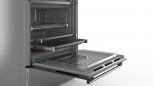 Preview: Bosch HKS79U250 Serie 6 EEK: A Stand-Elektroherd, Glaskeramikkochfeld, 60cm breit, 63 L, Pyrolyse, 3D Heißluft, AutoPilot 30, Edelstahl