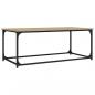 Preview: Couchtisch Sonoma Eiche 102x50x40 cm Holzwerkstoff und Eisen