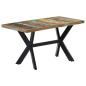 Preview: Esstisch 140x70x75 cm Altholz Massiv