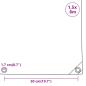 Preview: Abdeckplane Anthrazit 1,5x6 m 650 g/m²