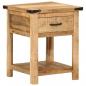 Preview: ARDEBO.de - Nachttisch 40x40x50 cm Massivholz Mango
