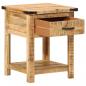 Preview: Nachttisch 40x40x50 cm Massivholz Mango