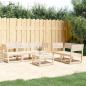 Preview: ARDEBO.de - 5-tlg. Garten-Sofagarnitur Massivholz Kiefer