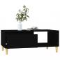 Preview: Couchtisch Schwarz 90x50x36,5 cm Holzwerkstoff