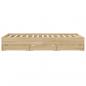 Preview: Bettgestell mit Schubladen Sonoma-Eiche 150x200cm Holzwerkstoff
